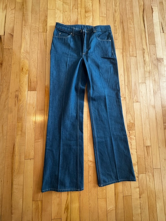 H&M Wide-Leg Denim Jeans – Dark Wash High-Waist Pants Size US 10 - Picture 3 of 7